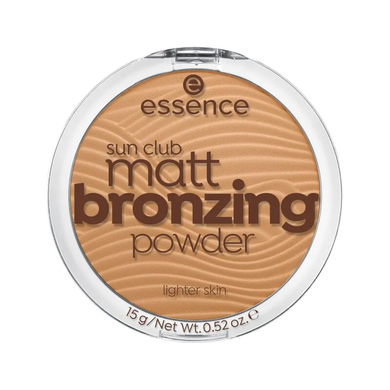 essence kompaktní bronzer Sun Club Matt Bronzing Powder - 01 Natural