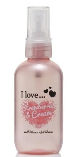 I Love…Cosmetics tělový sprej - Body Spritzer Strawberries & Cream 100 ml 