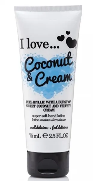 I Love…Cosmetics krém na ruce - Hand Lotion Coconut & Cream 75 ml 