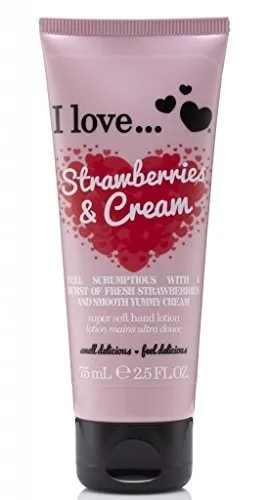 I Love…Cosmetics krém na ruce - Hand Lotion Strawberries & Cream 75 ml 