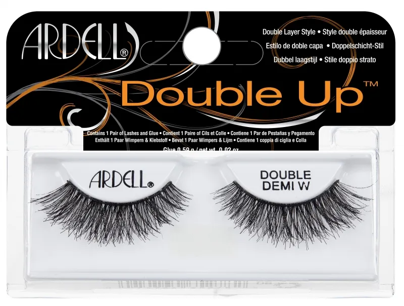 Ardell umělé řasy - Double Up Lashes Black - Double Demi Wispies (65687)