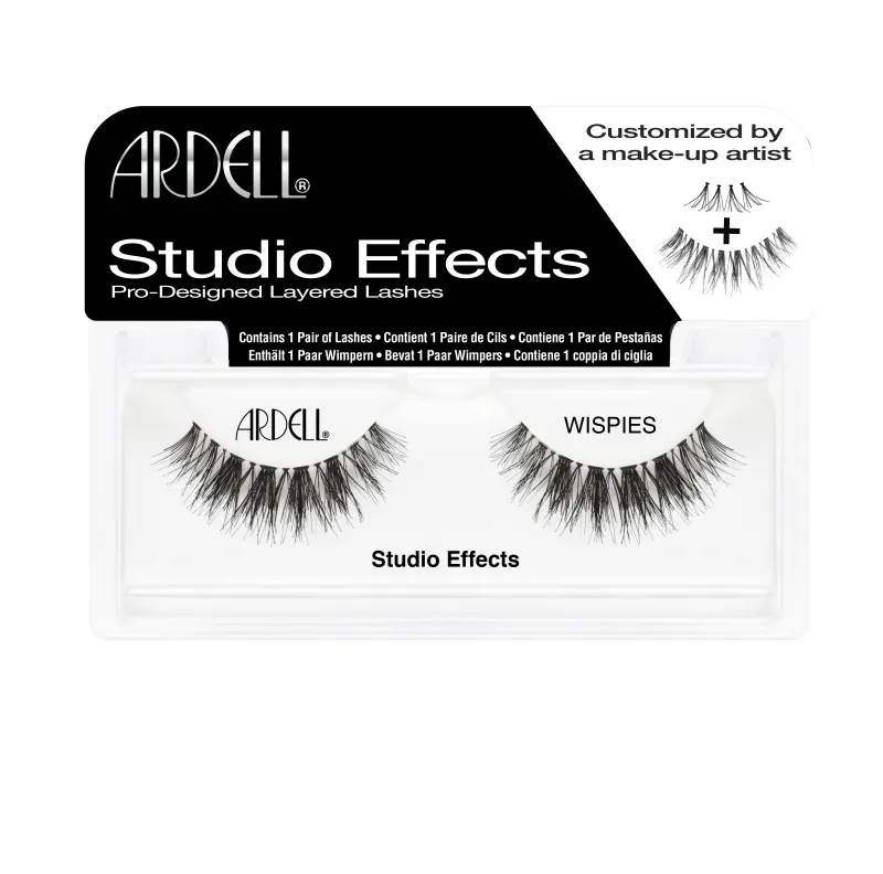 Ardell umělé řasy - Studio Effects Lashes Black - Wispies (65246)