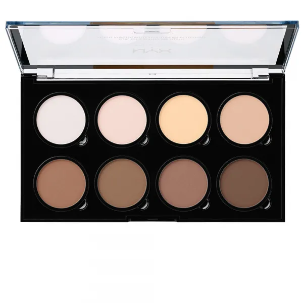 NYX Professional Makeup pudrová contour paleta - Highlight & Contour Pro Palette (HCPP01)