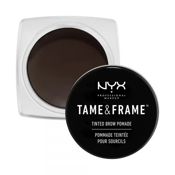 NYX Professional Makeup gel na obočí - Tame & Frame Tinted Brow Pomade – Black (TFBP05)