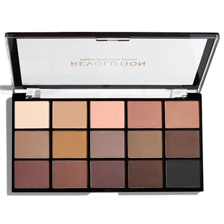 REVOLUTION paleta očních stínů - Re-Loaded Palette - Basic Mattes