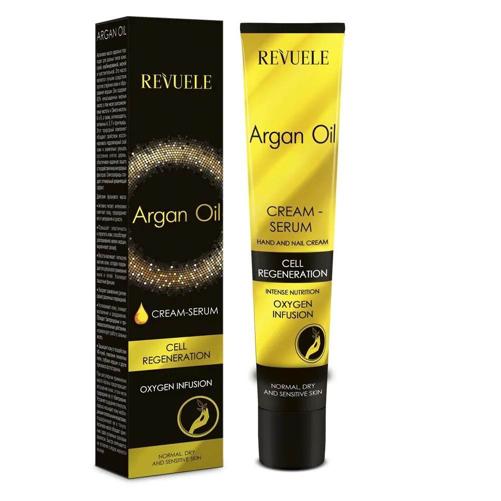 Revuele sérum na ruce Argan Oil Hand & Nail Cream - Serum Cell Regeneration Oxygen Infusion