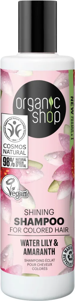 Organic Shop šampon bambucké máslo a leknín Shampoo Silk Nectar (280 ml)