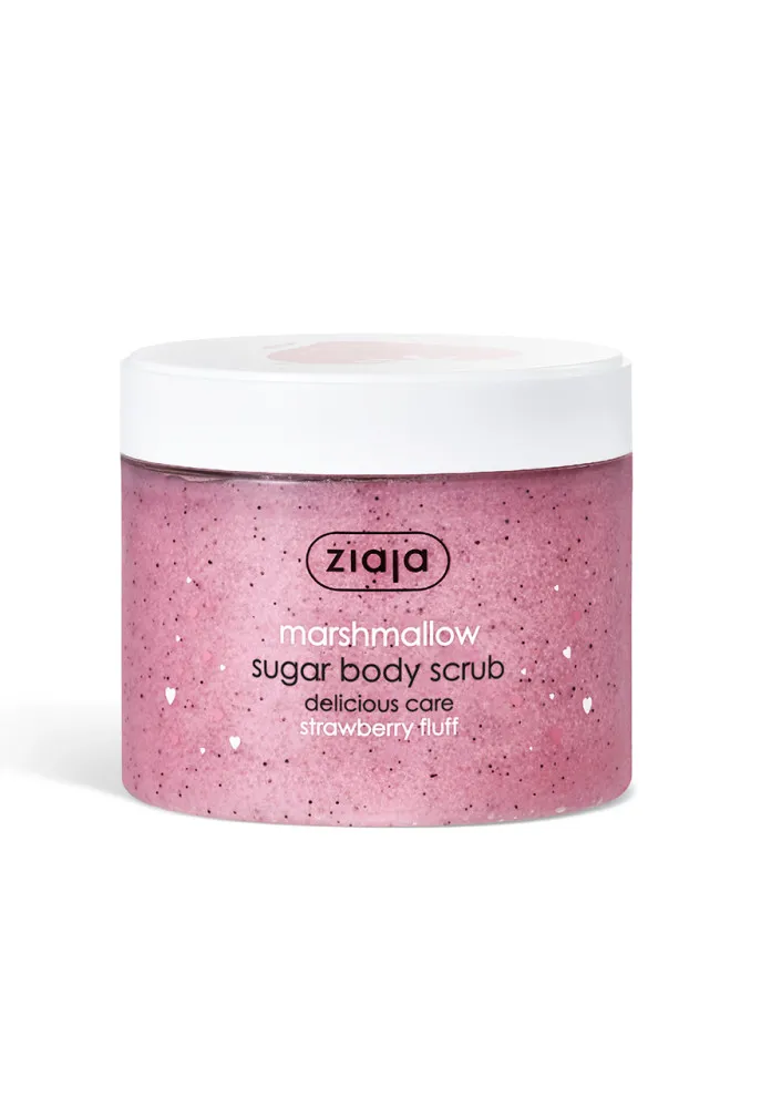 Ziaja télový peeling - Sugar Body Scrub - Marshmallow