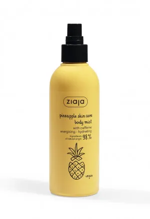 Ziaja tělový sprej - Body Pineapple Mist With Caffeine