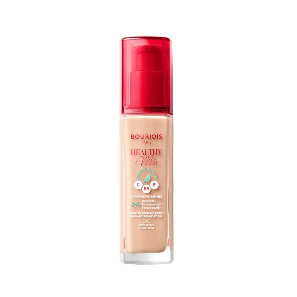 Bourjois Paris Healthy Mix Clean Foundation - 50C Rose Ivory