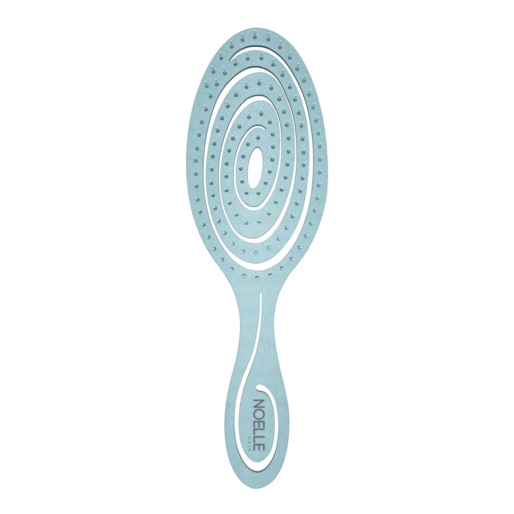 Noelle kartáč na vlasy - Eco-Friendly Hairbrush - Blue Spiral