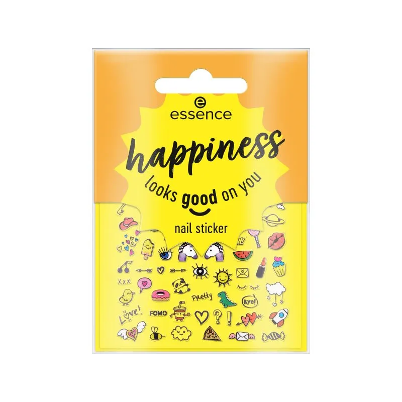 essence Happiness Looks Good On You Nail Sticker