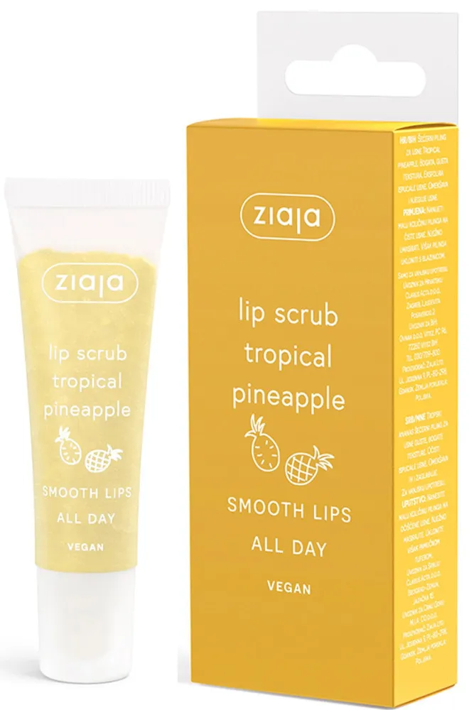 Ziaja peeling na rty - Lip Scrub  -  Tropical Pineapple