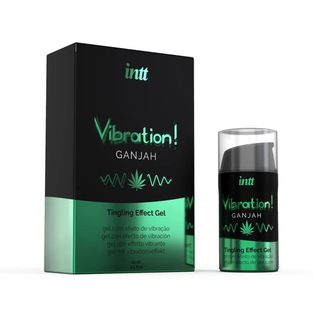 INTT stimulační gel - Vibration! Tingling Gel - Ganjah