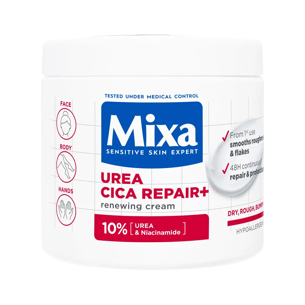 Mixa víceúčelový krém - Urea Cica Repair Renewing Cream