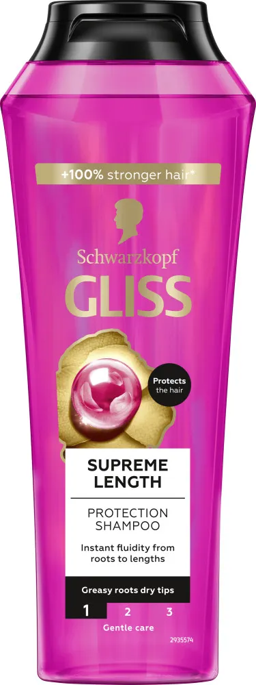 Schwarzkopf Gliss šampon - Supreme Length Shampoo