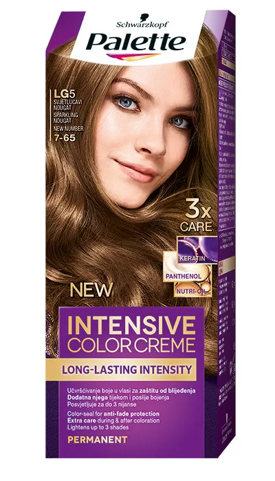 Schwarzkopf Palette barva na vlasy - Intensive Color Creme - 7-65 Sparkling Nougat