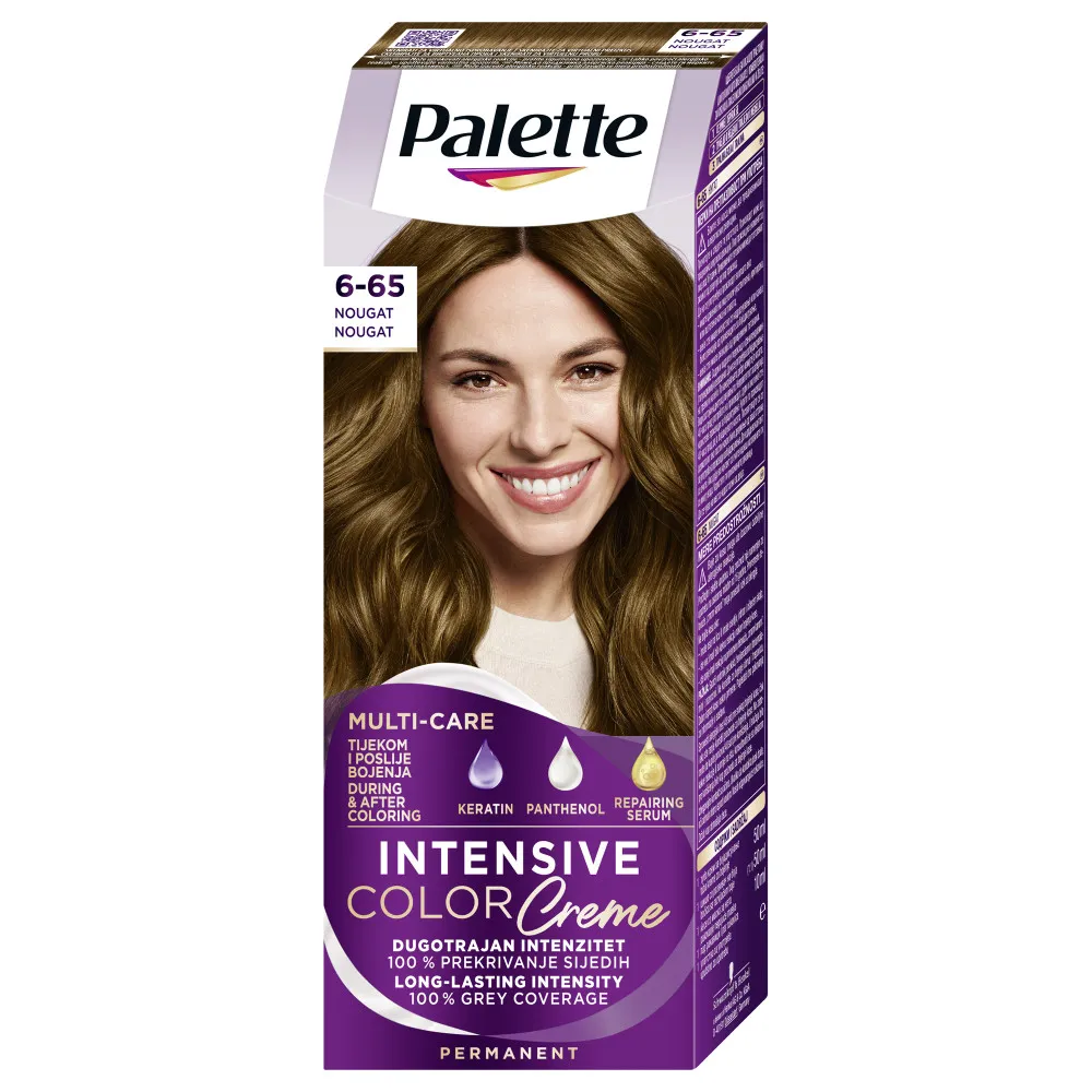 Schwarzkopf Palette barva na vlasy - Intensive Color Creme - 6-65 Nougat