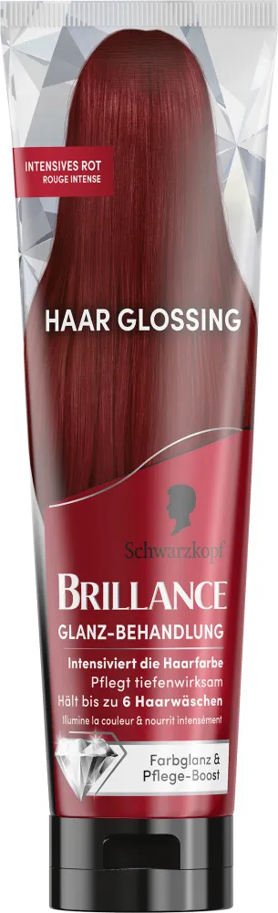 Schwarzkopf Brillance barva na vlasy - Hair Glossing - Intensive Red