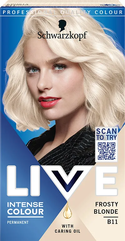 Schwarzkopf barva na vlasy - Live Intense Colour - B11 Frosty Bonde