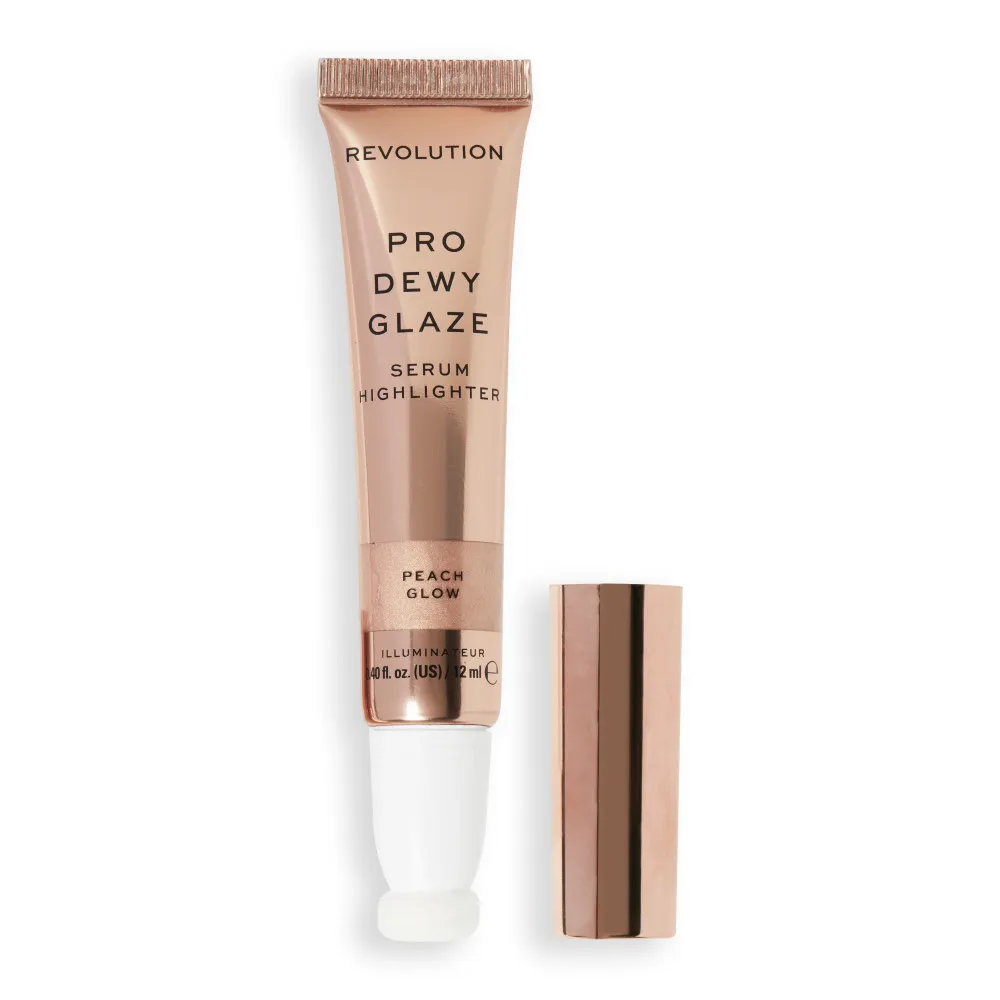 Revolution Pro Dewy Glaze Serum Highlighter - Peach Glow