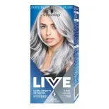 Schwarzkopf barva vlasy - Live Ultra Brights Or Pastel - 98 Steel Silver  // Poškozené zboží