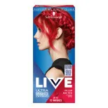 Schwarzkopf barva vlasy - Live Ultra Brights Or Pastel - 92 Pillar Box Red // Poškozené zboží